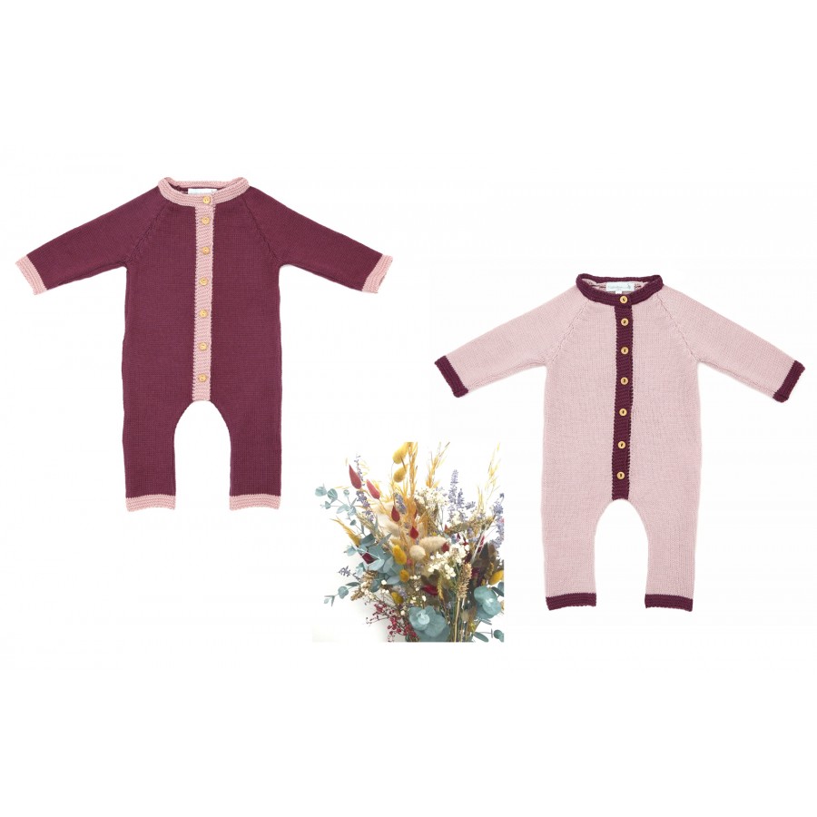 Coffret Naissance Combinaisons Jumeaux Layette Tricotee En France